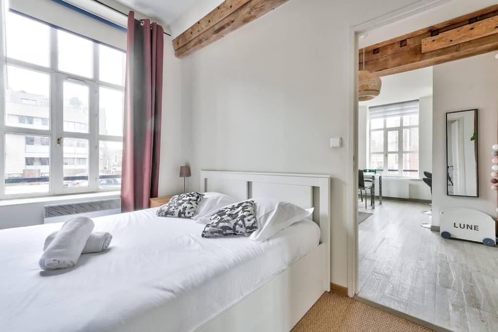 Appartement Lumineux Et Calme Parking Gratuit Lille Eksteriør billede